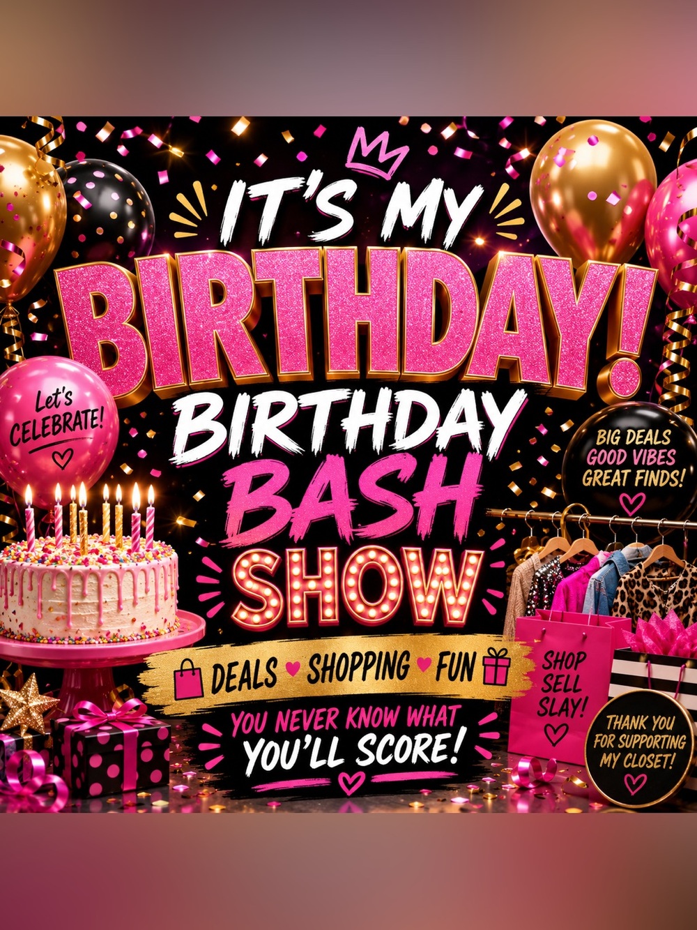Birthday bash show on Sept 6